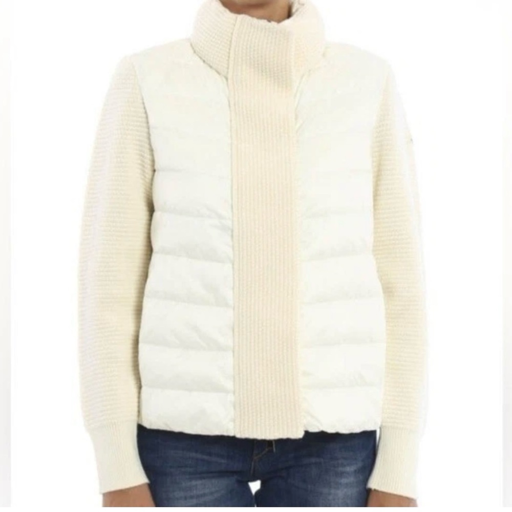 Moncler Cream Cowl Neck Sweater
